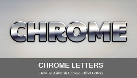 How to airbrush chrome letters Letters Tutorial, Airbrush Techniques, Chrome Letters, Airbrush Supplies, I Still Want You, Hand Mask, Paint Thinner, Don Johnson, Lettering Art