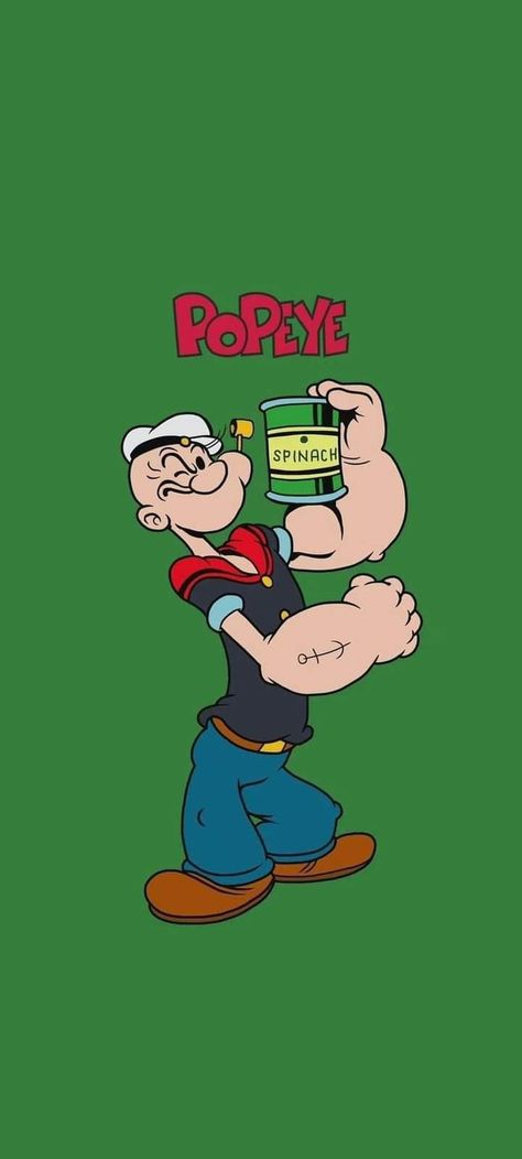 Popayee Cartoon Wallpaper, Popayee Cartoon, Popeye Cartoon Characters, Anime Costume Ideas, Popeye Tattoo, Camoflauge Wallpaper, Popeye Olive, Vintage Disney Posters, Popeye Cartoon