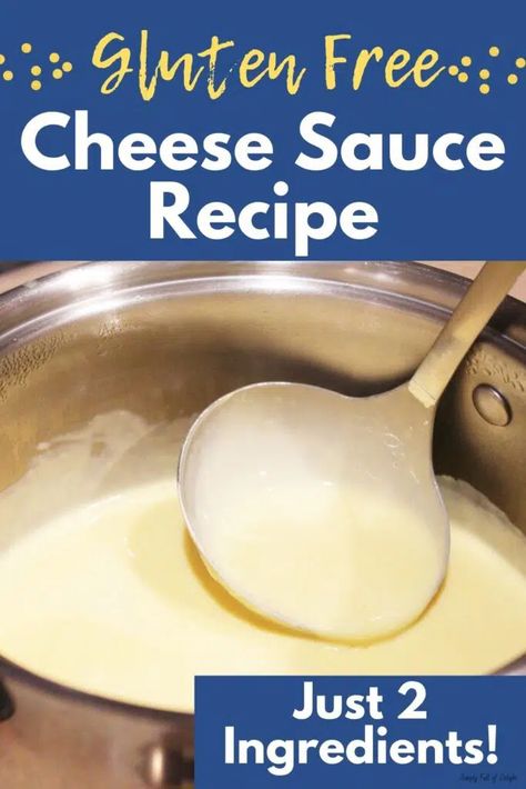 gluten free cheese sauce Gluten Free Nacho Cheese Sauce, Gluten Free Cheese Sauce Recipe, Easy Cheese Sauce Recipe, Gluten Free Cheese Sauce, Gluten Free Potluck, Gluten Free Nachos, Easy Cheese Sauce, Simple Cheese Sauce, Nacho Cheese Sauce