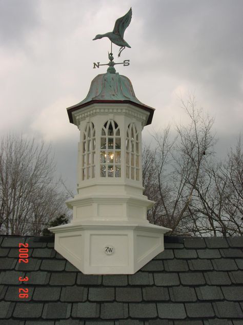 cupola and weathervane. Love the copper roof shape Barn Architecture, Barn Cupola, Roof Shapes, Copper Roof, Weather Vanes, Architectural Interior, Roof Lines, Cabin Fever, Architecture Exterior