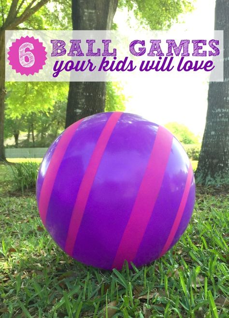 6 ball games your kids will love to get them outdoors and moving. Have fun working on ball skills with gross motor and fine motor activities with balls #ballgames #kidsactivities #eduspin Outside Games, Ball Games, Outside Activities, Play Outside, Gross Motor Activities, Have Inspiration, Outdoor Activities For Kids, Backyard Games, Summer Activities For Kids