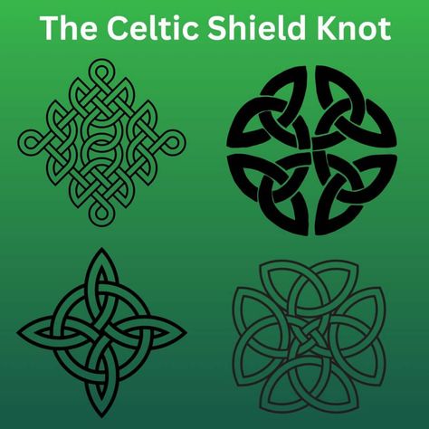 Celtic Knots And Meanings, Celtic Spiral Knot, Knot Meanings, Celtic Knot Meanings, Shield Knot, Celtic Shield Knot, Celtic Ancestry, Pagan Beliefs, Celtic Shield