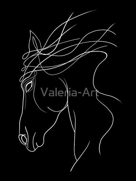 Line Animals Drawing, Ancestors Tattoo, Horse Outline Drawing, Minimalist Horse Tattoo, One Line Drawing Horse, Horse Minimalist, Line Art Horse, Horse Line Art, Animal Line Art