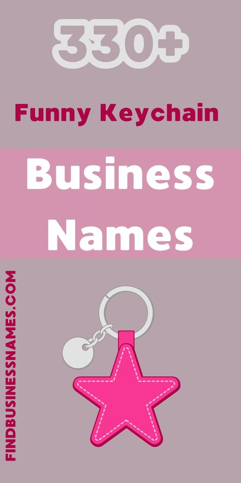 Need a chuckle? Check out these hilarious funny keychain business names that'll make you smile! 

Perfect for sparking creativity and adding a touch of humor to your brand. 

#funnykeychainbusinessnames Cute Business Names, Keychain Business, Shop Name Ideas, Funny Keychain, Attract Customers, Hilarious Funny, Key Tags, How To Attract Customers, You Smile