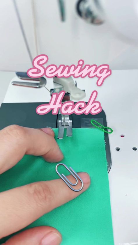 Sewing A Hem Hack, Easy Rolled Hem, Sewing Hems For Beginners, How To Use Rolled Hem Presser Foot, How To Sew A Rolled Hem, Diy Seam Guide For Sewing Machine, Sewing Rolled Hems, Hem Sewing Tips, Sewing Hem Tricks