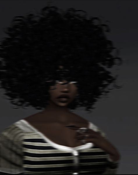 Imvu Curly Hair, Spam Photos, Everskies Y2k, Imvu Pfp, Imvu Avi, African Portraits Art, Black Oc, Virtual Hairstyles, Black Pfps