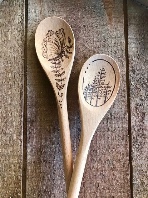 This Cooking Utensils & Gadgets item by MoonbeamWishesStudio has 80 favorites from Etsy shoppers. Ships from Leander, TX. Listed on Mar 16, 2023 Wood Burn Serving Tray, Wood Burning Wooden Spoons Diy, Wooden Spoon Wood Burning, Wood Burned Wooden Spoons, Wooden Spoon Burning Ideas, Wood Burn Wooden Spoons, Pyrography Wooden Spoons, Wood Burned Spoons Ideas, Wood Burning Ideas To Sell