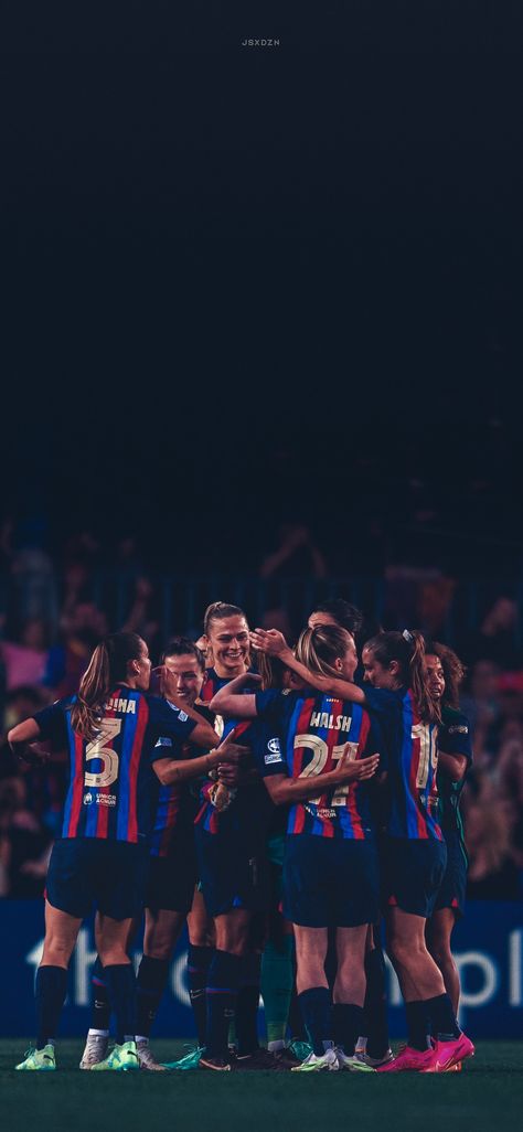 Barcelona Women Football, Woso Football Wallpaper, Woso Wallpapers, Barca Women, Fcb Wallpapers, Fcb Femení, Spain Women, Barcelona Wallpaper, Soccer Wallpaper