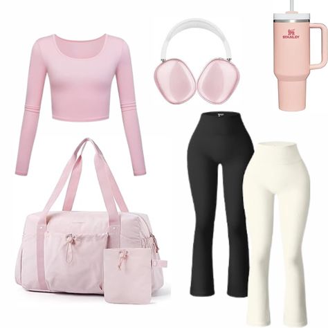 all credits go to me💗 Gym Outfit Inspo, Gymwear Outfits, Pink Pilates, Pilates Princess, Outfit Layout, Cozy Winter Outfits, Cute Lazy Day Outfits, Simple Trendy Outfits, Cute Everyday Outfits