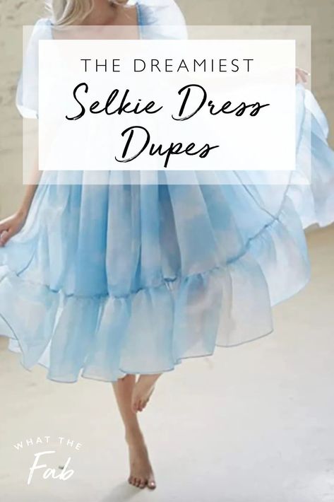 Selkie Romance Novel Dress, Selkie Dress, Poofy Dress, Puff Dress, Pastel Dress, Paris Dresses, Rainbow Dress, Fairy Fashion, Puff Sleeve Dresses