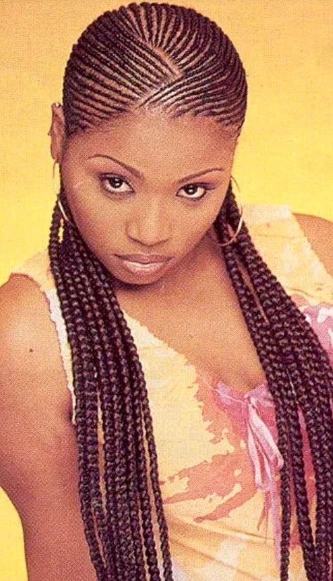 2000s Cornrow Hairstyles, Early 2000s Cornrows, Old School Box Braids, 2000s Cornrows, 90s Cornrow Hairstyles, 90s Cornrows, 2000s Braid Hairstyles, 2000s Braids, Hairstyles 2000s