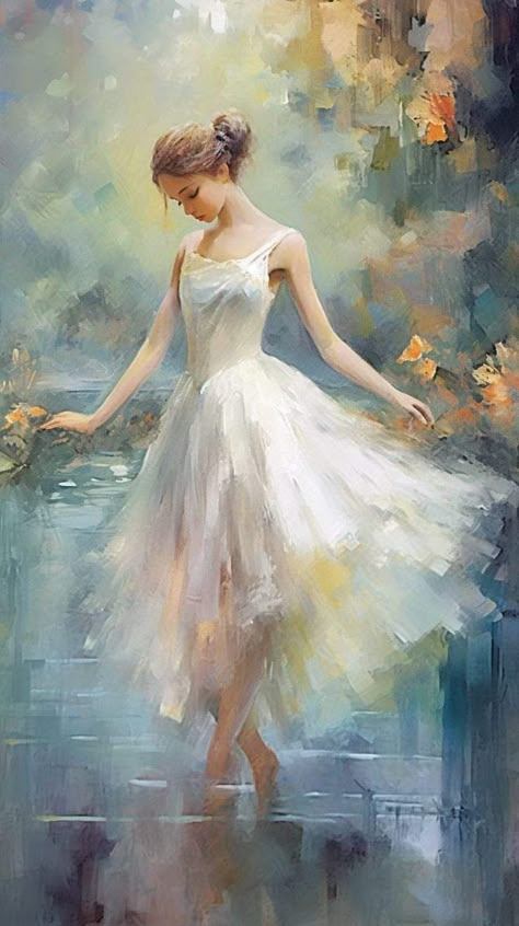 Dance Art Painting, Dancer Art Painting, Best Painting Ever, Ballerina Art Paintings, Best Paintings, Ballerina Drawing, Ballet Painting, Ballerina Painting, Dancer Painting