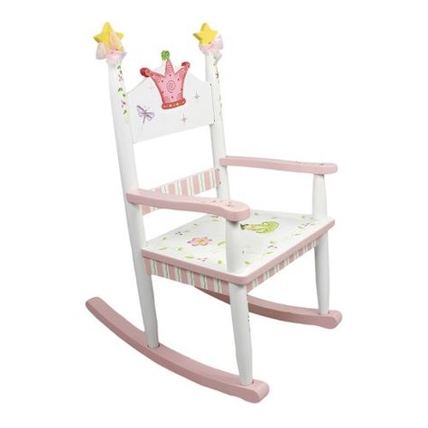 Princess And Frog, Fantasy Fields, Princess Frog, Girls Furniture, Kids Rocking Chair, Wood Rocking Chair, Kids Desk Chair, Kids Stool, Plastic Adirondack Chairs