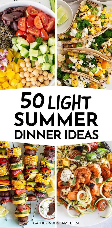 Dinner Ideas For Company, Easy Summer Dinner Ideas, Light Summer Dinners, Breezeway Ideas, Easy Summer Dinner, Summer Dinner Ideas, Healthy Summer Dinner Recipes, Easy Summer Dinners, Healthy Summer Dinners