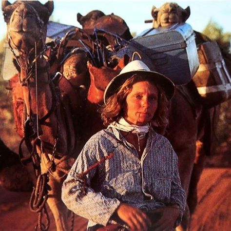 Robyn Davidson made a 1,700 mile solo camel trek across the Australian Outback back in 1977 when she was just 27 years old, the subject of a new movie called TRACKS from the Oscar winning team behind “The King’s Speech“. My friend, Rick Smolan, was the photographer assigned by National Geographic to document her journey.  I'll be doing an indepth feature on Robyn at the Adventure Lab soon!  -- Sue.  #EstrogenArmy #AdventureDivas #Adventure #SoulTreks #pilgrimages Robyn Davidson, Tracks Movie, Australian Outback, Andrew Scott, People Of Interest, Film Inspiration, 27 Years Old, Famous Women, Female Travel