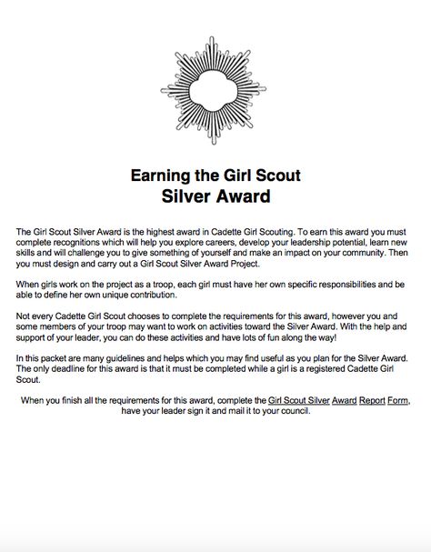 Silver Award Ceremony, Silver Award Ideas Cadette, Girl Scout Silver Award Ideas, Girl Scout Silver Award, Girl Scouts Cadettes, Troop Beverly Hills, Award Ideas, Bronze Award, Girl Scout Crafts