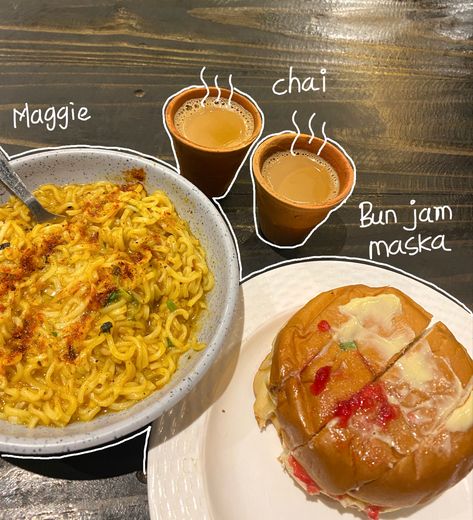 ☕️🍜 Bun Maska Chai, Bun Maska, Chai Coffee, Interesting Food, Snap Food, Interesting Food Recipes, Food Cravings, Food Ideas, Desi