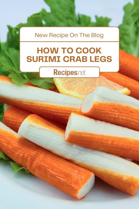 Try surimi recipes with our guide on how to cook surimi crab legs, perfect for seafood ideas enthusiasts of Japanese food! Ideal for food lovers and those with food cravings, this crab legs recipe offers a twist with surimi crab recipes. Explore more food ideas with seafood appetizers that showcase the versatility of surimi. Whether you're a fan of crabs food or exploring new cuisines, this dish promises a delicious and satisfying dining experience. Go to Recipes.net for the full recipe. Surimi Snow Leg Style Recipes, Surimi Crab Recipes, Surimi Snow Crab Legs Recipes, Crab Legs How To Cook, Crab Stick Recipe Ideas, Crab And Shrimp Recipe, Go To Recipes, Seafood Ideas, Crab Legs Recipe