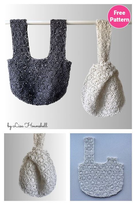 Crochet Thread Bag, Crochet Peg Bag, Crochet Drawstring Purse, Crochet Pouch Bag Pattern Free, Crochet String Bag, Crochet Handbag Free Pattern, Crochet Japanese Knot Bag Pattern Free, Crochet Cinch Bag, Easy Crochet Bag Pattern Free