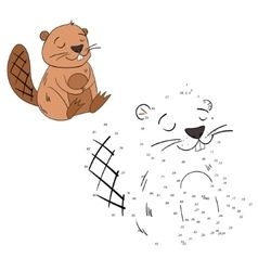 Kindergarten Animals, Connect The Dots Game, Beaver Scouts, January Preschool, Dots Game, Nature Ideas, Doodle Vector, Game For Children, Scout Ideas