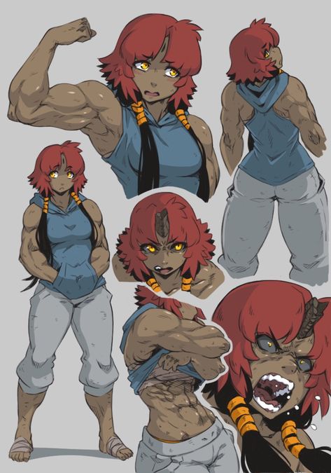 hushabye valley How To Draw Muscular Women, Muscular Tomboy Art, Muscular Character Design, Muscular Woman Character Design, Buff Women Art, Hushabye Valley, Buff Lady, Hot Monster, Tomboy Art