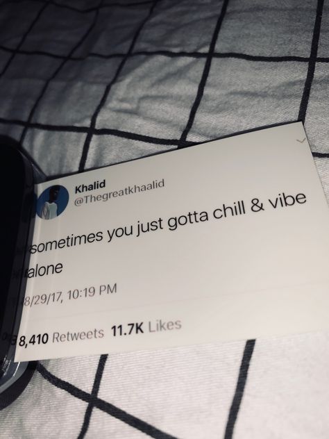 ~sometimes you just gotta chill & vibe alone~ How To Vibe Alone, Alone Vibes Captions, Chilling Captions, Chill Instagram Captions, Vibing Alone, Get Over Him Quotes, Vibe Alone, Inspirational Tweets, Chill Quotes