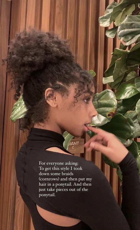 Naomi Aesthetic, Pretty Straight Hairstyles, Kianna Naomi, Afro Style, Girls Natural Hairstyles, Coily Hair, Curly Girl Hairstyles, Cornrows Braids, 4c Hairstyles