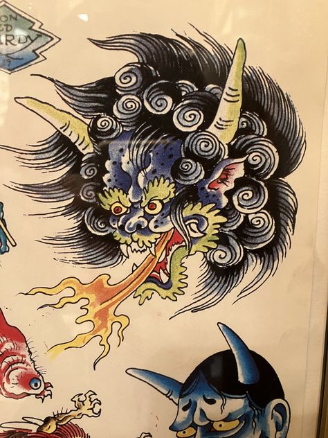 Irezumi Arm Tattoo, Traditional Oni Tattoo, Trad Japanese Tattoo, Old School Japanese Tattoo, Tengu Tattoo, Japanese Skull, Predator Tattoo, Japanese Demon Tattoo, Traditional Japanese Tattoo Flash