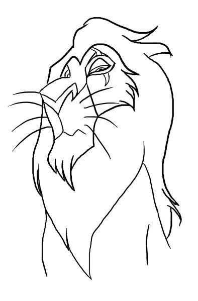 Scar (The Lion King) – Thirty Ninety-Four Scar Lion King Drawing Easy, Scar Lion King Drawing, Scar Lion King Tattoo, How To Draw Scars, Scar The Lion King, Elephant Painting Canvas, Scar Lion King, Lion King Tattoo, King Drawing