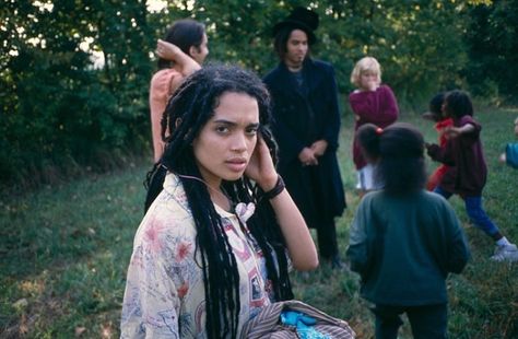 Long Pretty Hair, Jason Momoa Lisa Bonet, Lisa Bonet, Earth Mother, Twist And Shout, Braids Locs, Zoe Kravitz, Lenny Kravitz, Aesthetic Hair