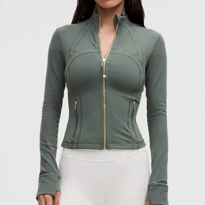 Green Jacket Women, Lululemon Define, Jacket Brands, Cropped Jacket, Lululemon Women, Green Jacket, Skirt Leather, Women's Jacket, Jean Shirts