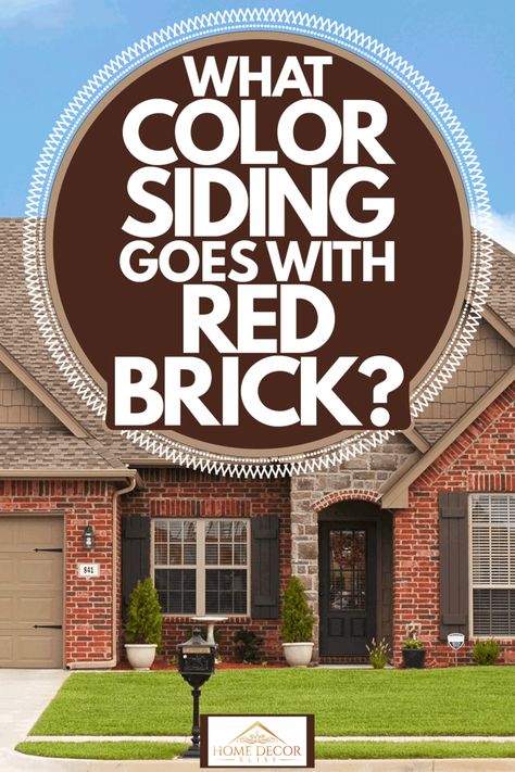 Red Brick House Exterior Colors, Brick House Trim, Brick House Siding, Orange Brick Houses, Brick House Colors, House Colors With Brick, Red Brick House Exterior, Red Brick Exteriors, House Colors Exterior