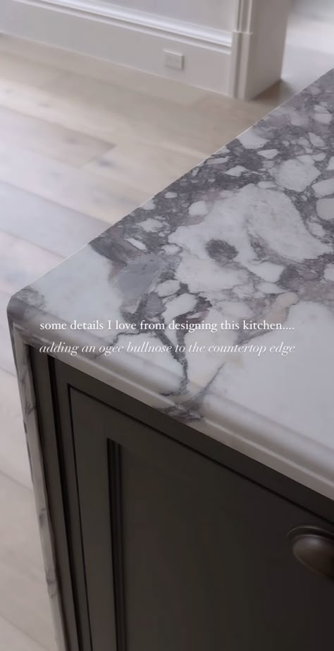 Marble Backsplash Edge Detail, Stone Modern Kitchen, Rounded Edge Countertop, Mitered Countertop Edge, Counter Top Edge Options, Granite Edge Options, Marble Edge Detail, Counter Edge Options, Bullnose Countertop Edge