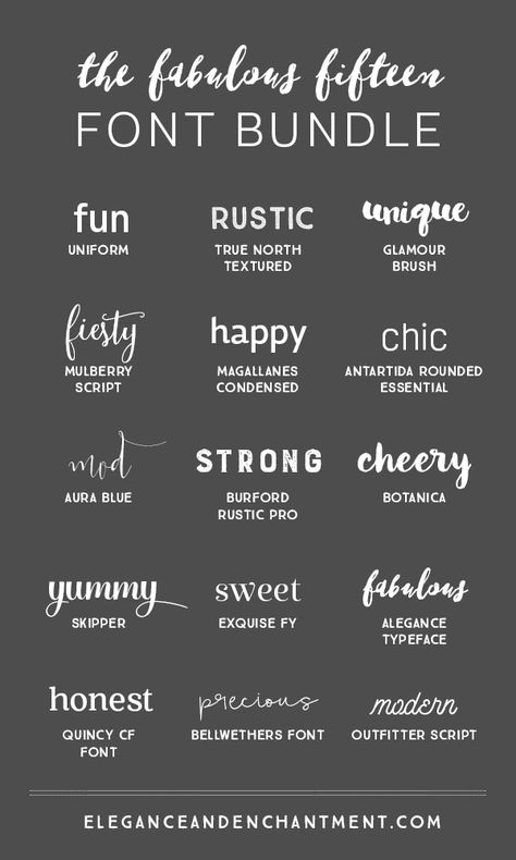 15 Fabulous Fonts for graphic design projects, web design, blogging, crafting, weddings, DIY projects and more. Includes script fonts, sans serif, serif, handwritten and calligraphy Font Combinations, Brush Script, Font Inspiration, The Font, Fancy Fonts, Font Pairing, Handwriting Fonts, Handwritten Fonts, Graphic Design Projects