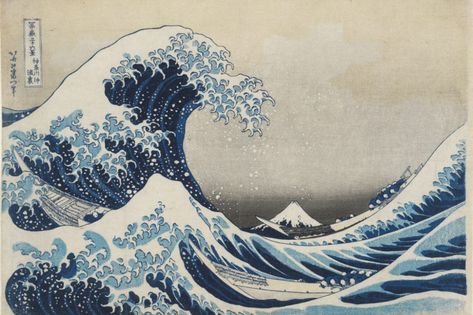 Hokusai Great Wave, No Wave, Japanese Woodcut, Wave Poster, Japanese Waves, The Great Wave, Van Gogh Museum, Katsushika Hokusai, Great Wave Off Kanagawa