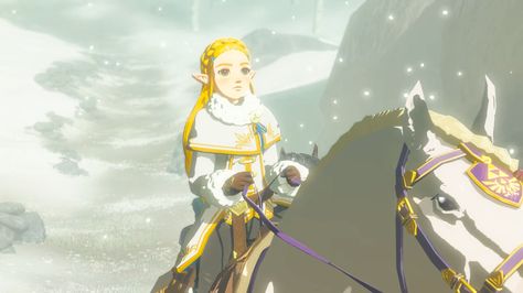 Zelda (winter outfit) Breath of The Wild, Champion's ballad Zelda Winter Outfit, Breath Of The Wild Champions, Botw Zelda, Zelda Breath Of The Wild, Zelda Breath, Breath Of The Wild, Winter Clothes, Winter Outfit, The Wild