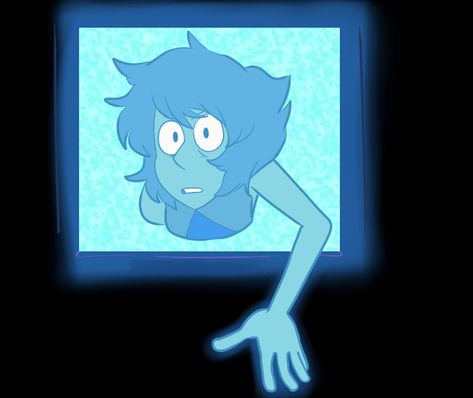 Breaking The Fourth Wall Art, Lapis Steven Universe, Su Characters, 3d Tv, Breaking The Fourth Wall, Lapis And Peridot, Universe Images, Sketches Doodles, Art Sketches Doodles