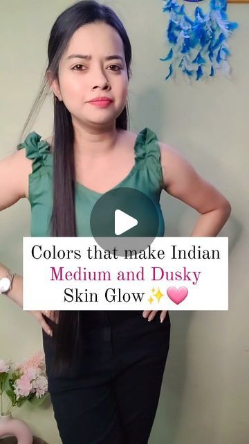 Dusky Skin, Read Caption, Dress Book, Color Guide, Western Tops, Stylish Dress Book, Western Dresses, Natural Glow, Styling Tips