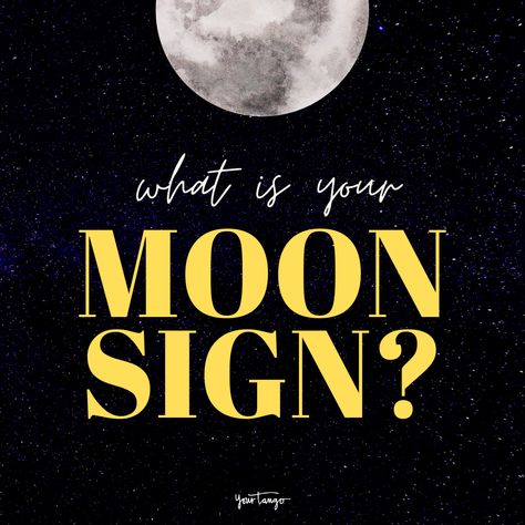 What Does Your Moon Sign Mean? Your Inner Self & Emotional Personality, According To Astrology | YourTango Libra Moon Sign, Moon Sign Meaning, Virgo Moon Sign, Scorpio Moon Sign, Aquarius Moon Sign, Zodiac Moon, My Moon Sign, Moon Meaning, Astrology Meaning