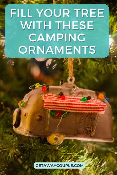 Add camping ornaments to your Christmas tree to remember your RV adventures! These ornaments will look great on your tree. Fill Your Tree with These Camping Ornaments Camping Theme Christmas Tree, Camping Themed Christmas Tree, Theme Christmas Tree, Camping Ornaments, Camper Ornament, Themed Christmas Tree, National Lampoons Christmas, Lampoons Christmas, National Lampoons Christmas Vacation