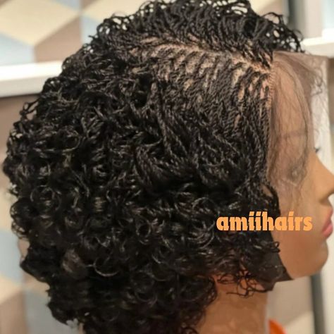 Braid Micro Tiny Twist, Wig for Black Women Knotless Box Braid 360 Full Lace Front Cornrow Human Hair Handmade Million Twist Faux Loc - Etsy Canada Vacay Hair, Alopecia Hairstyles, Faux Loc, Kanekalon Braiding Hair, Curly Lace Frontal, Box Braid Wig, Braided Wigs, Box Braid, Braided Wig