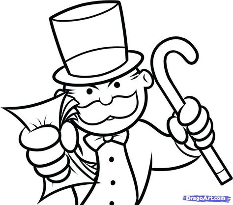 Monopoly Man, Simpsons Drawings, With Tattoo, Sketch Tattoo Design, Old School Tattoo Designs, Board Covers, Drawing Vector, Tattoo Design Book, Cartoon Sketches