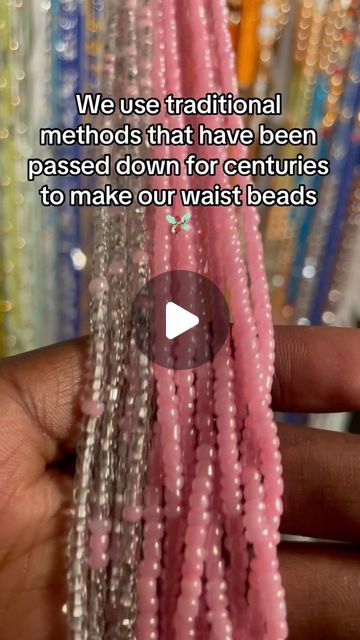 Traditional Waist Beads How To Make Waste Beads, Waist Beads Color Meaning, Diy Waist Chain, Diy Waist Beads, Hip Jewelry, Waist Jewelry, Waist Beads, Waist Chain, Bead Stringing