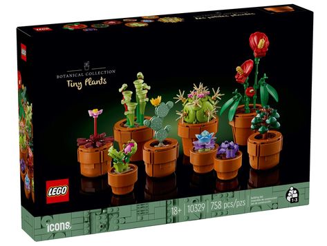 Lego Botanical, Construction Lego, Cactus Planta, Shop Lego, Projects For Adults, Lego Super Mario, Lego Builder, Tiny Plants, Cactus Decor