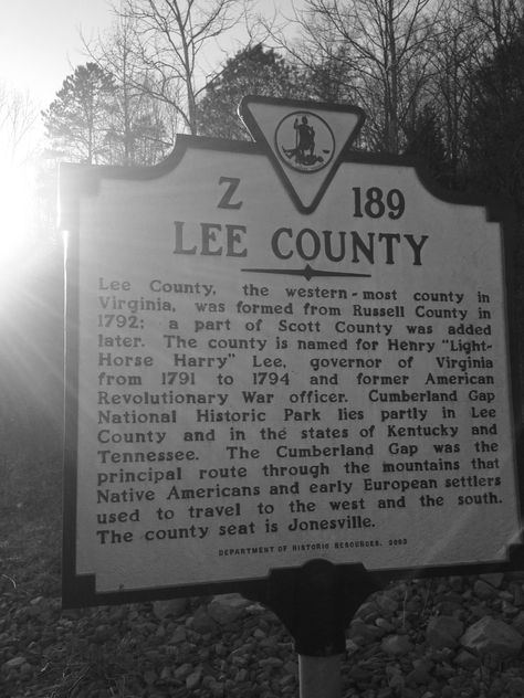 Lee County Virginia Scott County, Virginia History, Lee County, Genealogy, Virginia, Markers, History, Quick Saves