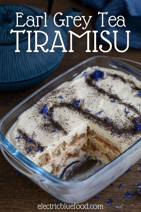 Earl Grey Tiramisu *TEAramisu* • Electric Blue Food