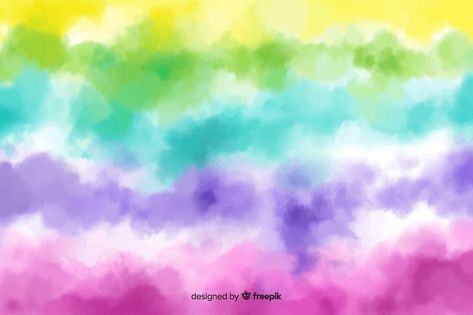 Fundo de arco-íris estilo tie-dye | Free Vector #Freepik #freevector #fundo #papel-de-parede #cor #arco-iris Fundo Tie Dye, Dye Wallpaper, Tie Dye Wallpaper, Pc Wallpapers, Rainbow Background, Floral Retro, Dye Free, Writing Tools, Power Point