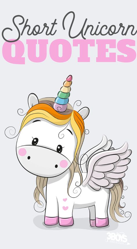 These short unicorn quotes are a great way to remember how awesome unicorns are in a super-easy way. Short, sweet, and right to the point! #shortquotes #shortunicornquotes #easyunicornquotes #unicornquotesforkids  #3boysandadog Unicorn Captions Instagram, Quotes About Unicorns, Unicorn Birthday Sayings, Unicorn Birthday Quotes, Unicorn Sayings For Kids, Unicorn Sayings Quote, Unicorn Quotes Inspirational, Diy Unicorn Birthday Card, Unicorn Puns