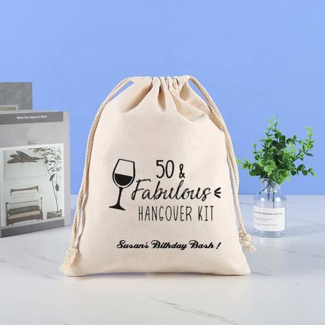 Birthday Hangover Kit, 50th Birthday For Women, 50 Birthday Party, Goodie Bag Items, 50th Birthday Favors, 50th Birthday Party Favors, Personalised Party Bags, Birthday Party Goodie Bags, Fabulous 50