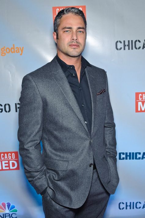 Pin for Later: Taylor Kinney Is Going to Make One Superhot Husband Gods Gifts, Kelly Severide, Taylor Kinney Chicago Fire, Taylor Jackson, Hollywood Scenes, Gorgeous Guys, Taylor Kinney, Silver Foxes, Hubba Hubba